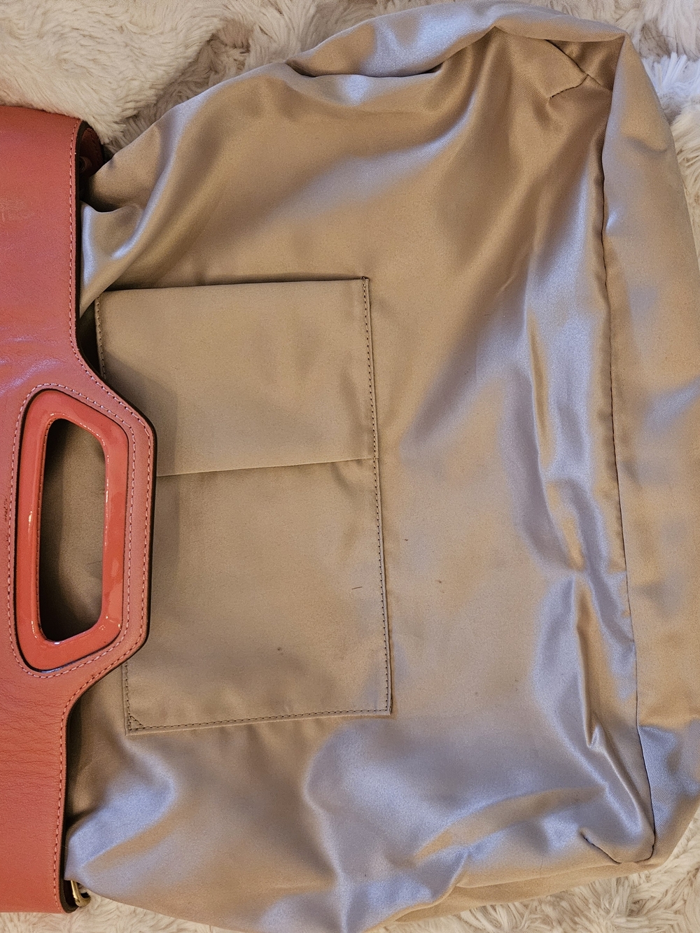 Y2K✨️Coach Bonnie Foldover Canvas Tote w/ Coral Trim - Picture 16 of 16